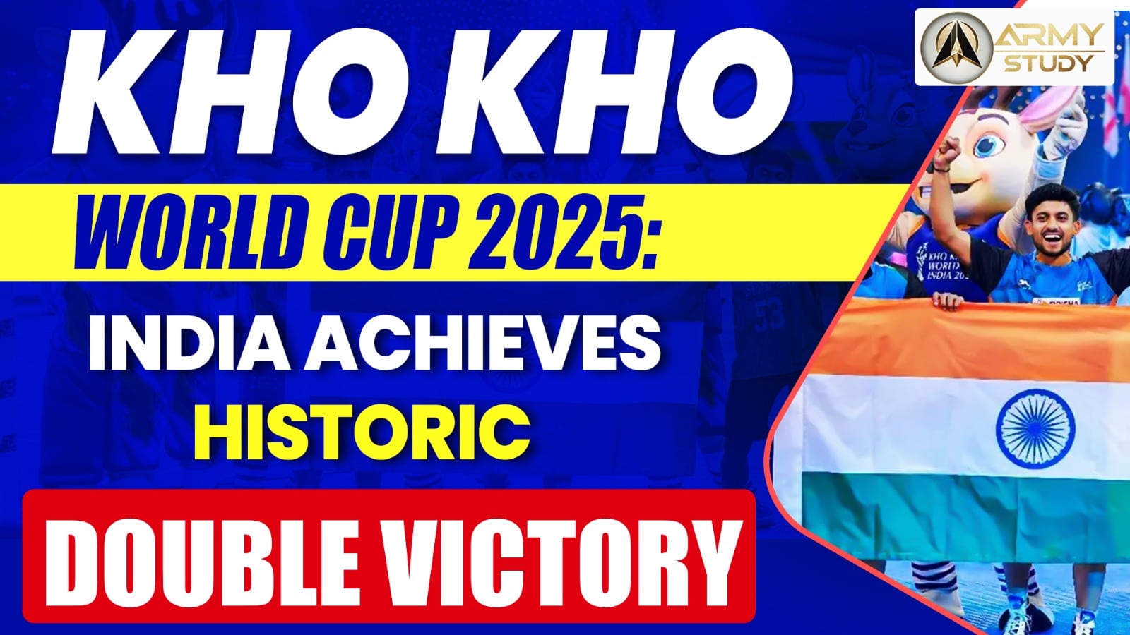Kho Kho World Cup 2025: India Achieves Historic Double Victory