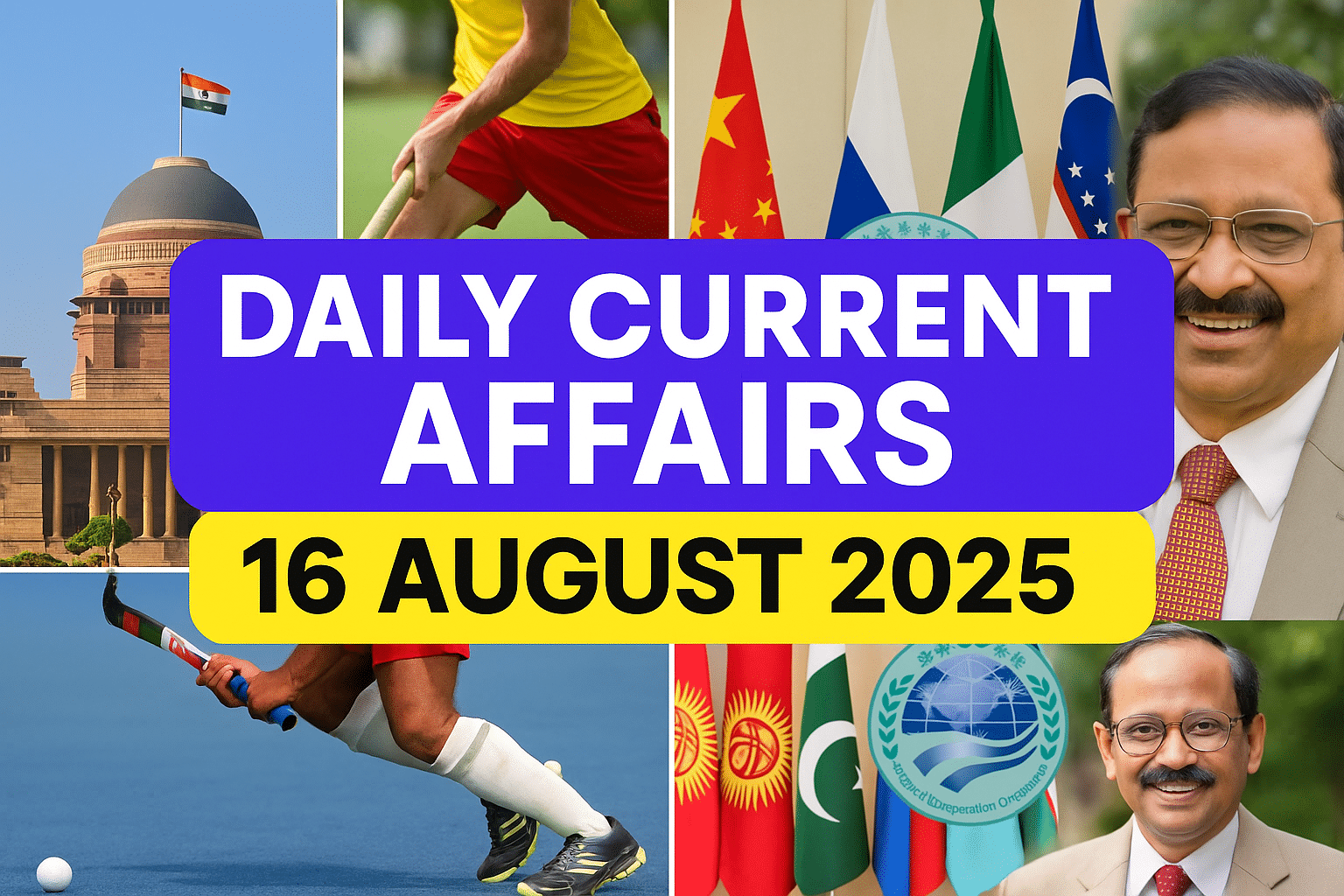 Daily Current Affairs 16 August 2025