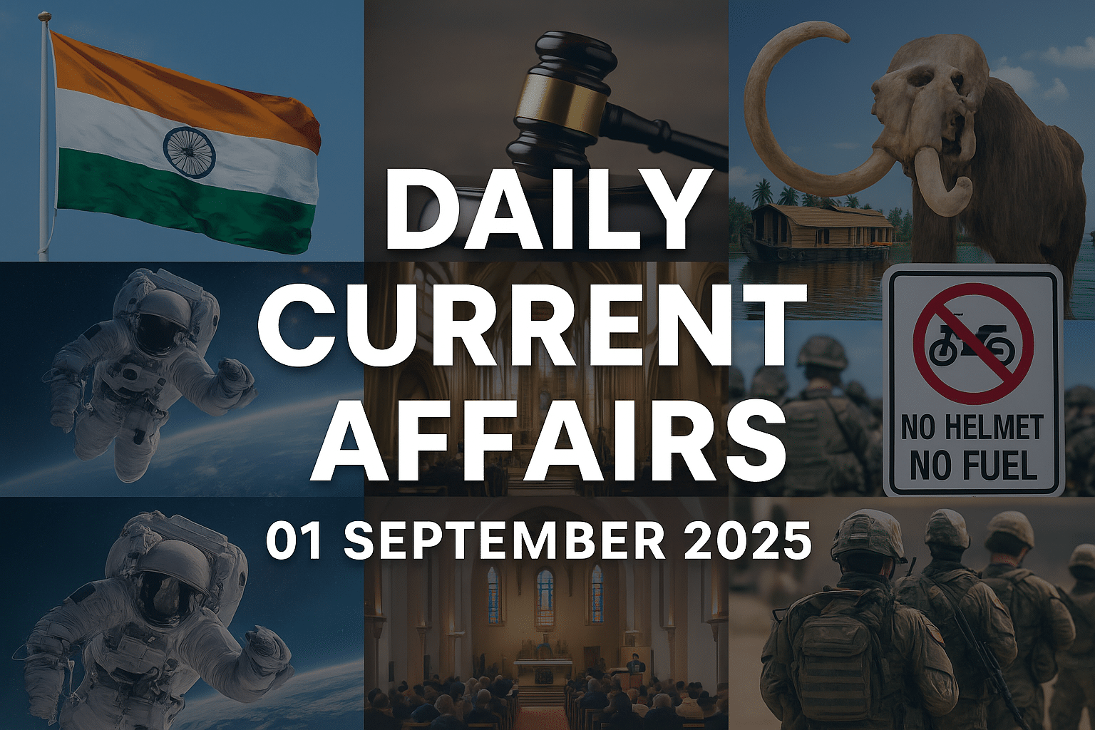 Daily Current Affairs 01 September 2025