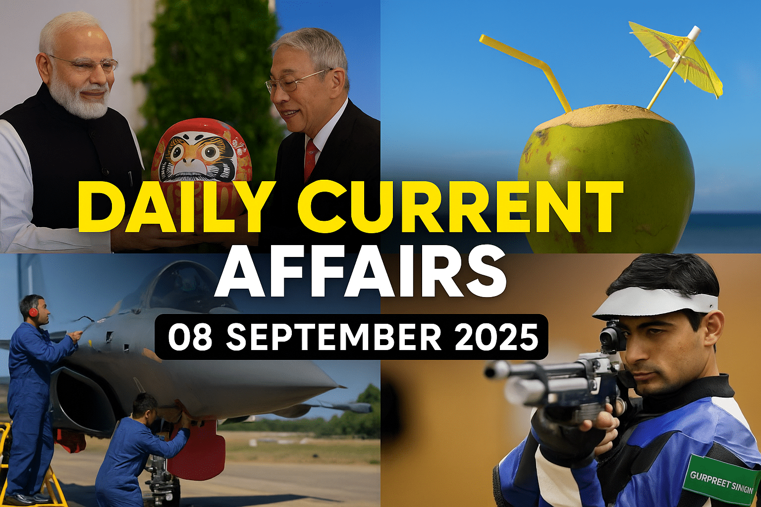 Daily Current Affairs 08 September 2025